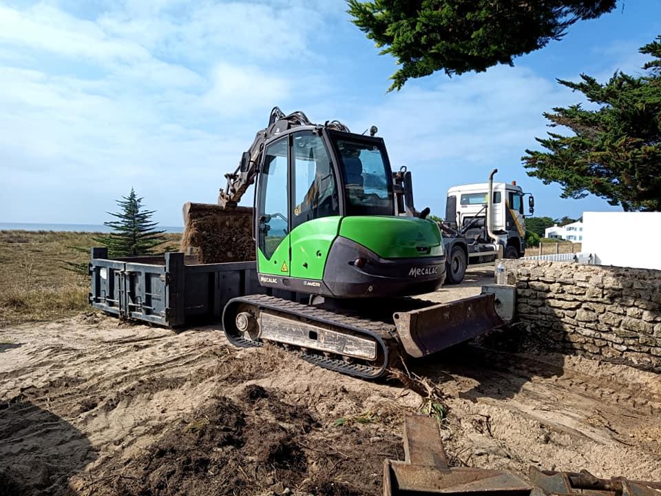 machine terrassement